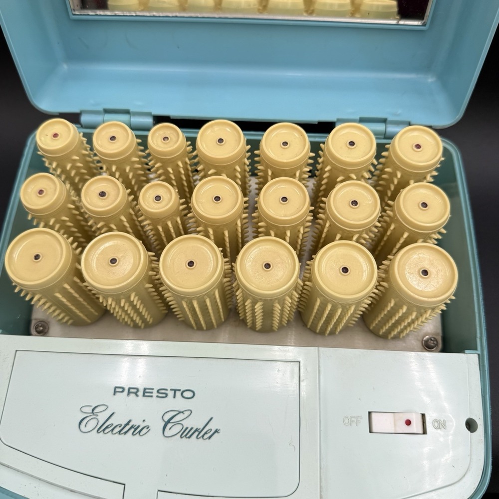 Vintage Presto Electric Curler Model PP16A 650 watts Made USA Works Crack /Read
